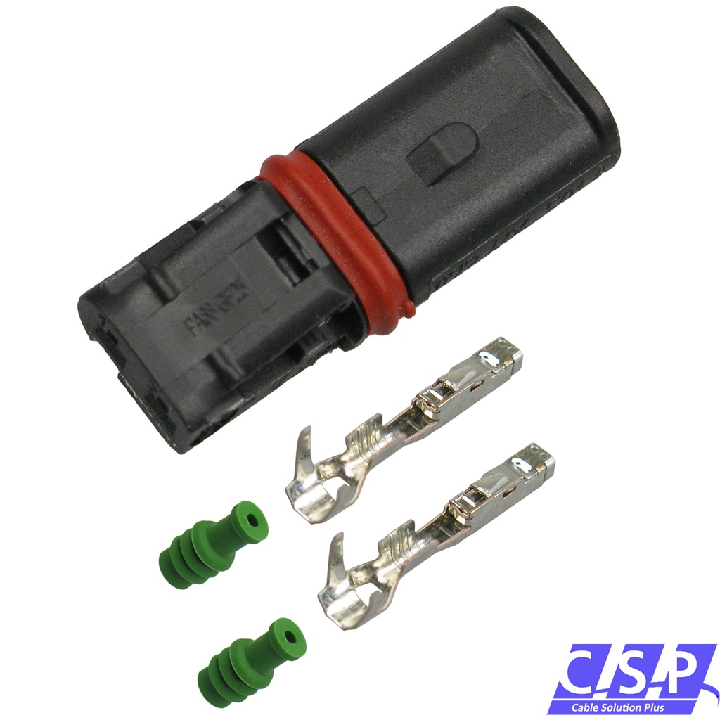 [33-1444] Steckverbinder Stecker Connector 2-pol BMW 7507527  7 507 527
