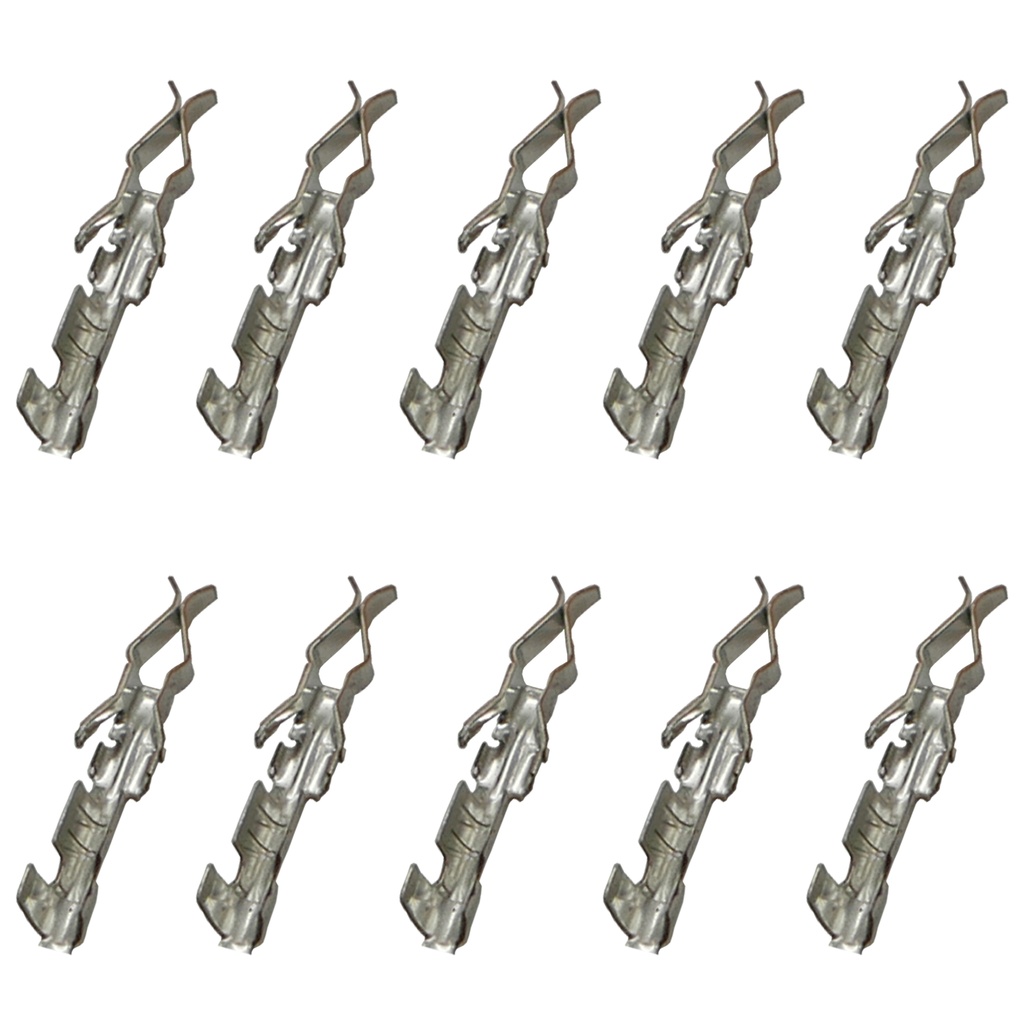 [33-1425] 10x Crimpfeder Kontakt Pin Stecker Buchse 0,12-0,50mm² Stocko RFB 7808 V0,6-0,5