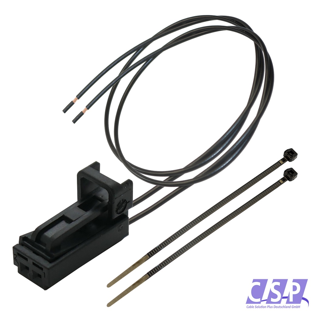 [33-1434] Reparatursatz VW 4B0971832 Kabelsatz Stecker 2-pol. 4B0 971 832 MQS Kabelbinder AUDI