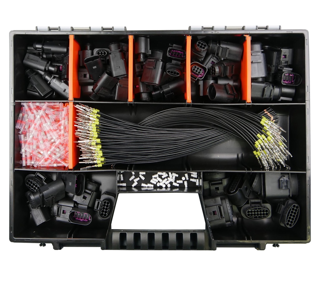 [33-1501-SK] Sortiment Steckverbinder Set Stecker MT2 bzw 1.5 Serie 2-pol. bis 14-pol VW AUDI