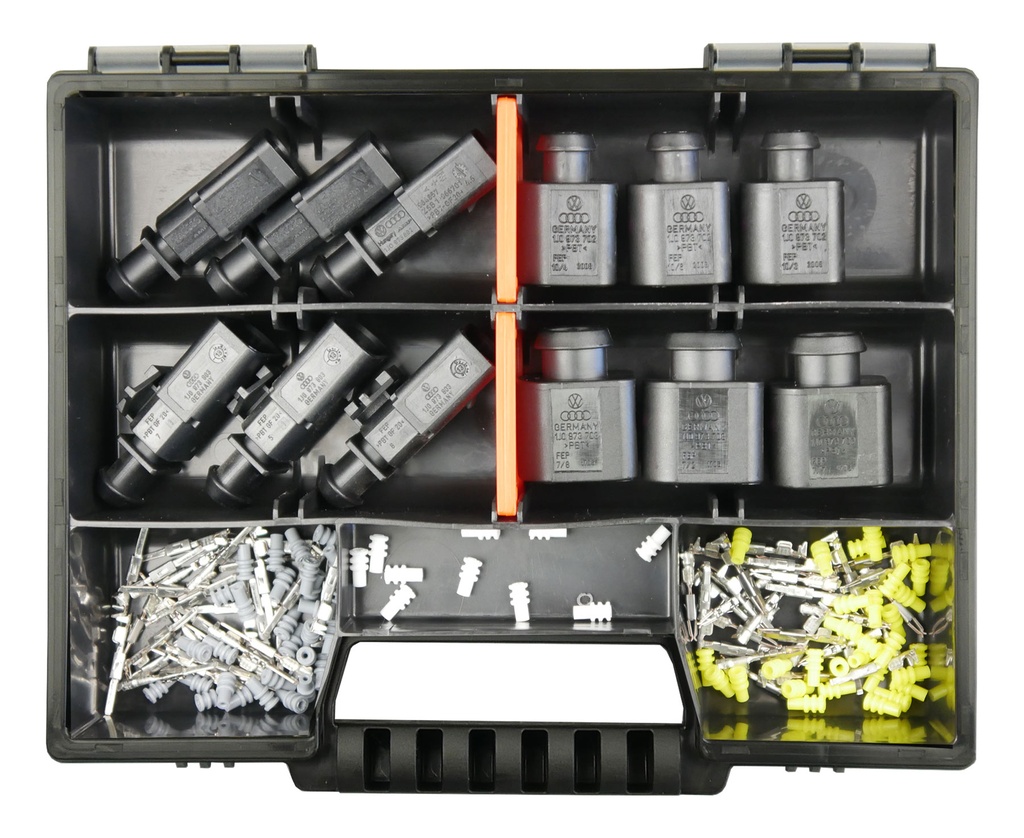 [33-1506-SK] Sortiment Steckverbinder Set Stecker MT2 bzw 1.5 Serie 2-pol 3-pol VW AUDI SEAT