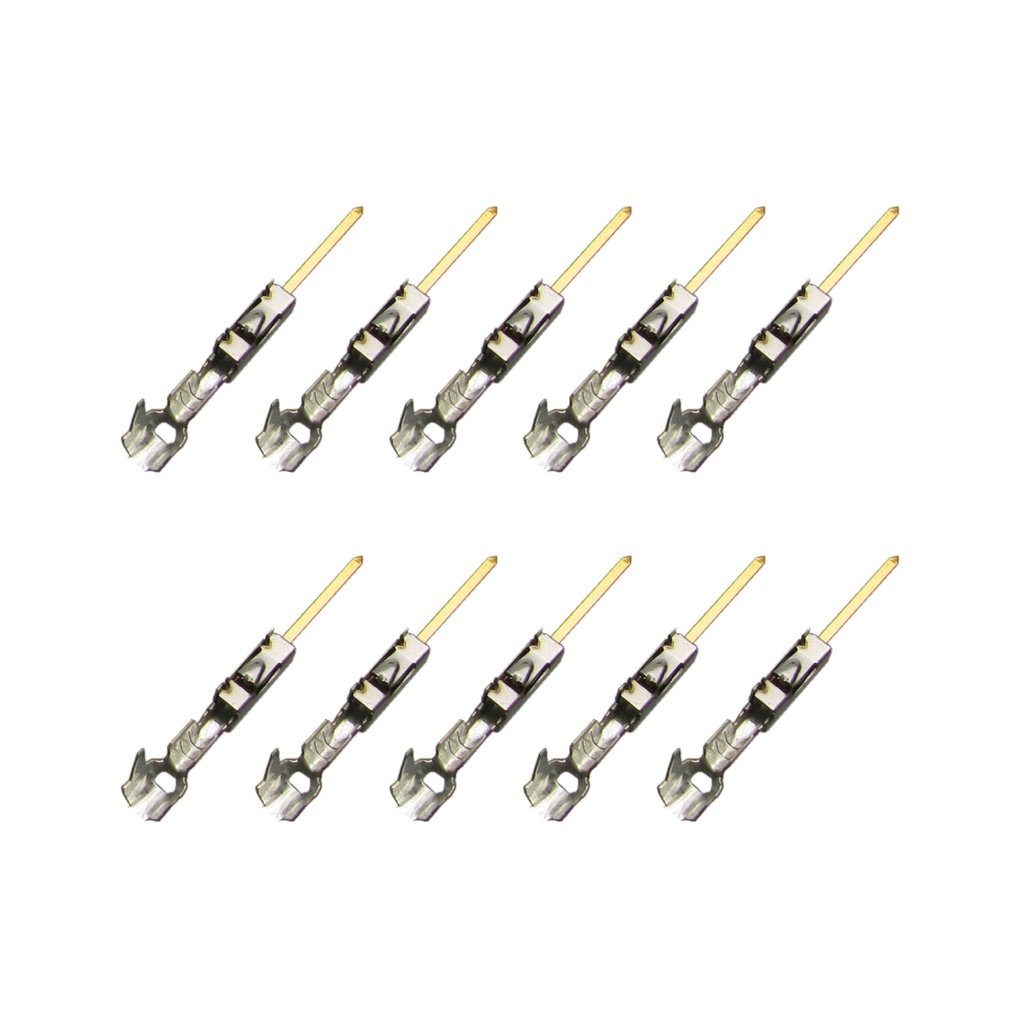 [33-0792] 10x MQS Quadlock MOST Fakra Stift Kontakt 0,25²-0,35²  BMW 1 393 705.9 1393705.9