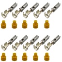 Set Kontakte Buchse 2.8 HPCS / MCP 1,00²-2,50² VW 104 428.01 / Seal 357 972 741B