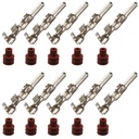 Set Kontakte Stift 2,8x0,8 1,00²-2,50² AK9906 / 12131100 / Seal braun 357972741A