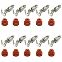 Set Kontakte Buchse Standard Power Timer 4,8 / 5,8 / 6,3  1,0²-2,5² / Seal 357972742B