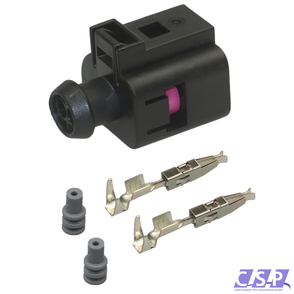 [33-1514] Stecker VW 1J0973702 Reparatursatz 2-pol. Buchse AUDI 1J0 973 702 Crimp ABS ESP