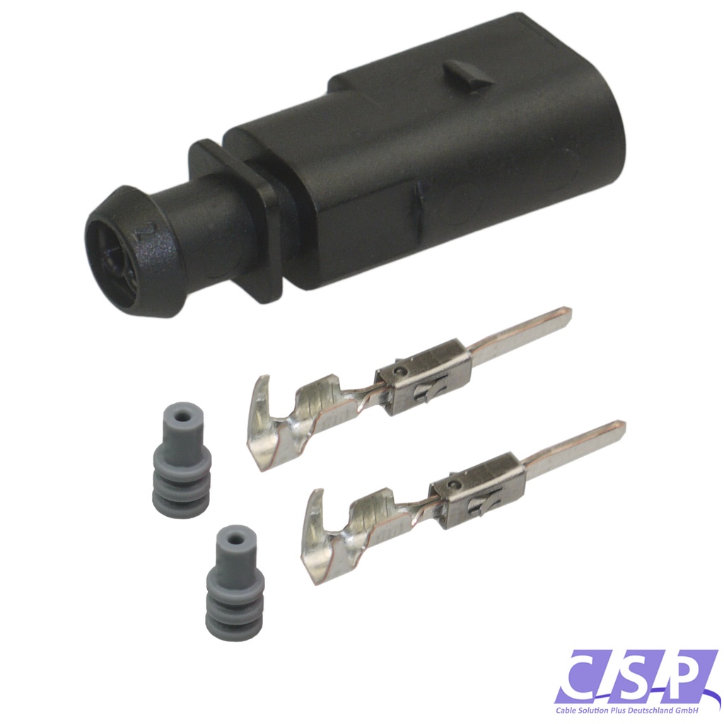 [33-1515] Stecker VW 1J0973802 Reparatursatz 2-pol. Stift AUDI 1J0 973 802 Crimp ABS ESP