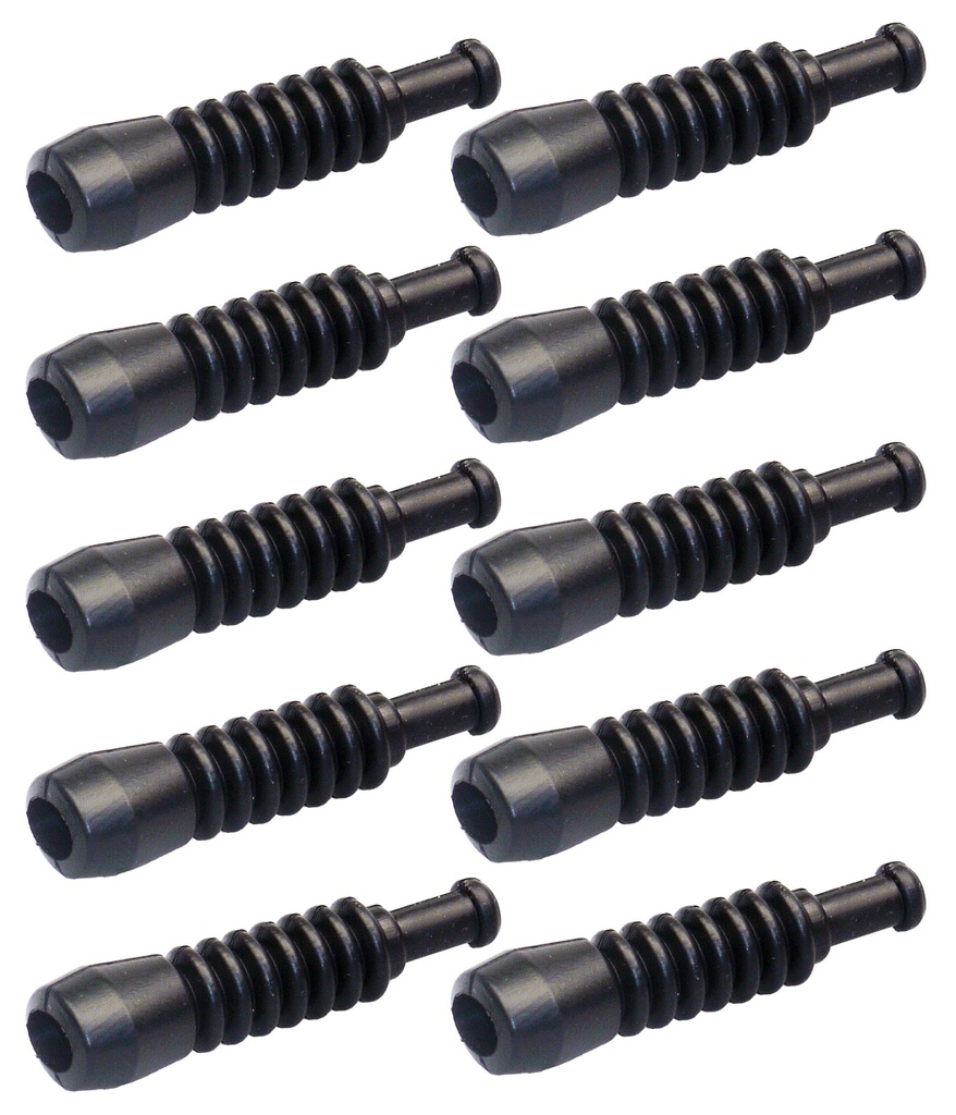 [33-0192-10] 10x Superseal Gummitülle 2-polig Knickschutz Tülle KFZ LKW Motorrad Quad Elektrik