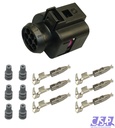 Stecker VW 3B0973813   1J0973713 Reparaturset 6-pol. Steckverbinder Stift / Buchse 