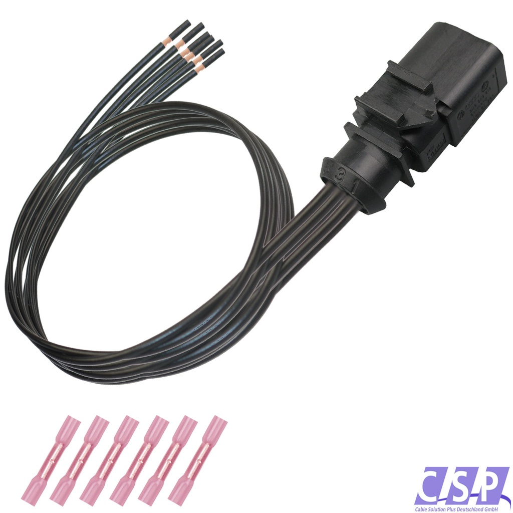 [33-1558] Stecker VW 3B0973813 Reparatursatz 6-pol. Kabelsatz Stift AUDI 3B0 973 813 Elektrik Verbinder
