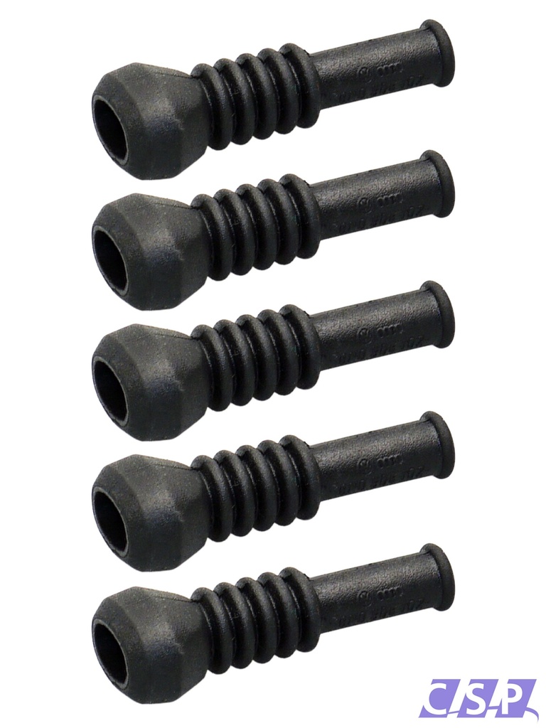 [33-1572-05] 5x Schutzkappe VW 6N0906102 Knickschutztülle 6N0 906 102 Gummitülle Tülle Kappe