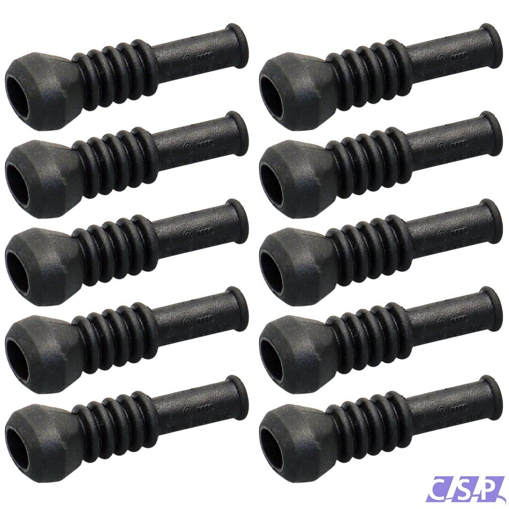 [33-1572-10] 10x Schutzkappe VW 6N0906102 Knickschutztülle 6N0 906 102 Gummitülle Tülle Kappe