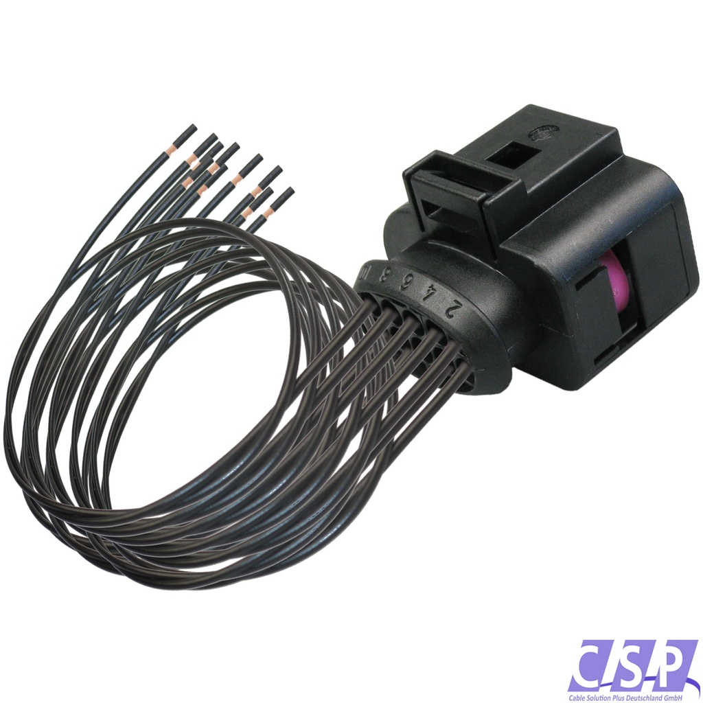 [33-1586] Stecker VW 1J0973715 Reparatursatz 10-pol. Kabelsatz Buchse AUDI 1J0 973 715 Elektrik