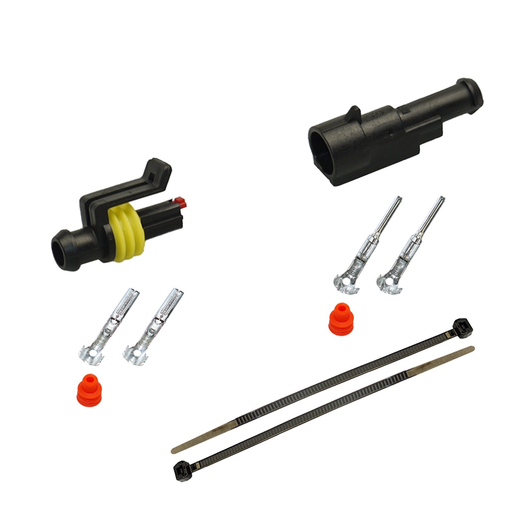 [33-0007-RT] Superseal Gehäuse Set 1-polig, 1,50mm² - 2,50mm²