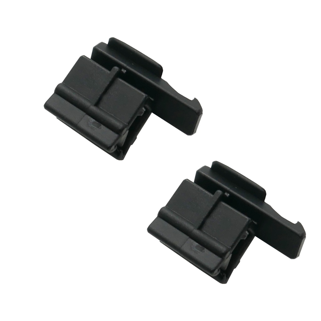 [33-1608] 2x Steckerhalter 45° 8P0919136 für Stecker Stift 2-pol. passend zu VW 8D0 973 822