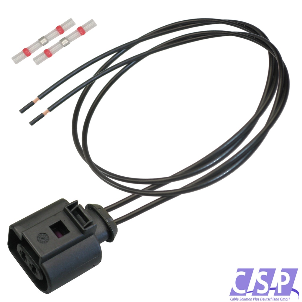 [33-1618] Stecker 2-polig für VW AUDI 1J0973722 Reparatursatz 1,00² Kabelsatz 1J0 973 722 LV
