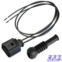 Stecker 2-polig für VW AUDI 1J0973722 Reparatursatz 1,00² Kabelsatz   Schutzkappe