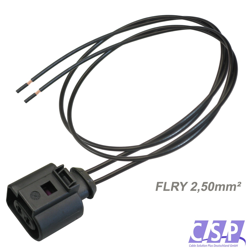 [33-1627] Stecker 2-polig für VW AUDI 1J0973722 Reparatursatz 2,50² Kabelsatz 1J0 973 722