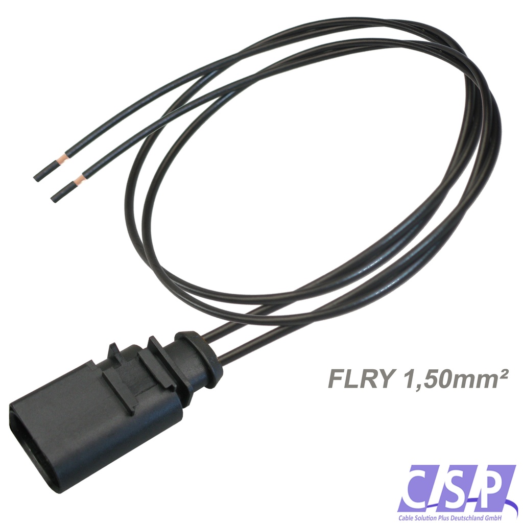 [33-1624] Stecker 2-polig für VW AUDI 8D0973822 Reparatursatz 1,50² Kabelsatz 8D0 973 822