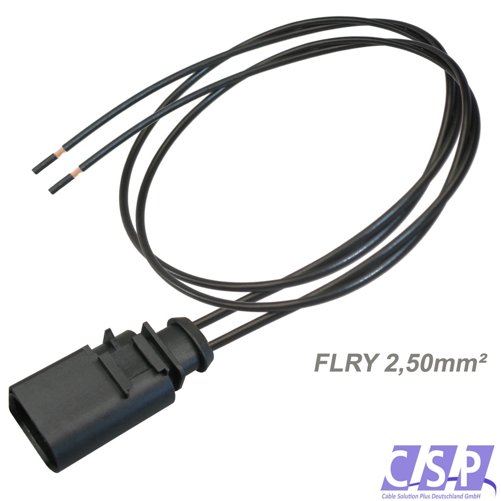 [33-1628] Stecker 2-polig für VW AUDI 8D0973822 Reparatursatz 2,50² Kabelsatz 8D0 973 822