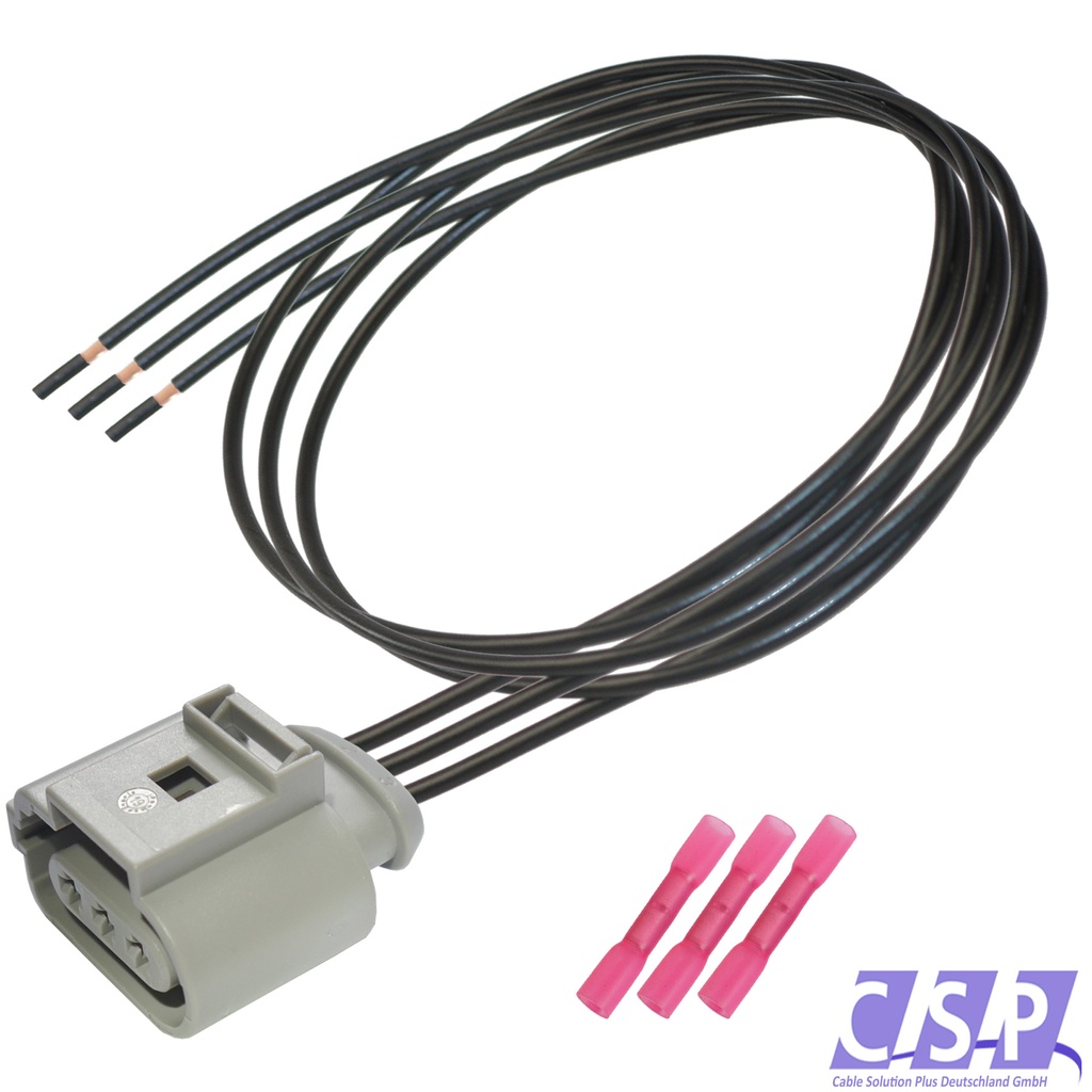 [33-1647] Stecker passend zu VW AUDI 1J0973723G Reparatursatz 1,00² Kabelsatz Kurbelwellensensor