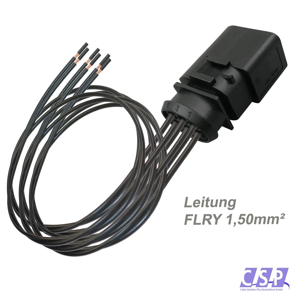 [33-1677] Stecker passt zu VW AUDI 1J0973833 Reparatursatz 1,50² 6-pol. Kabelsatz 1J0 973 833