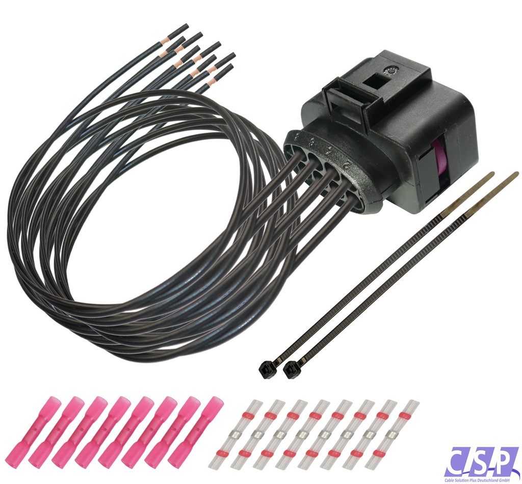 [33-1685] Stecker passt zu VW 8D0973734 Reparatursatz 8-pol. Kabelsatz Hauptscheinwerfer