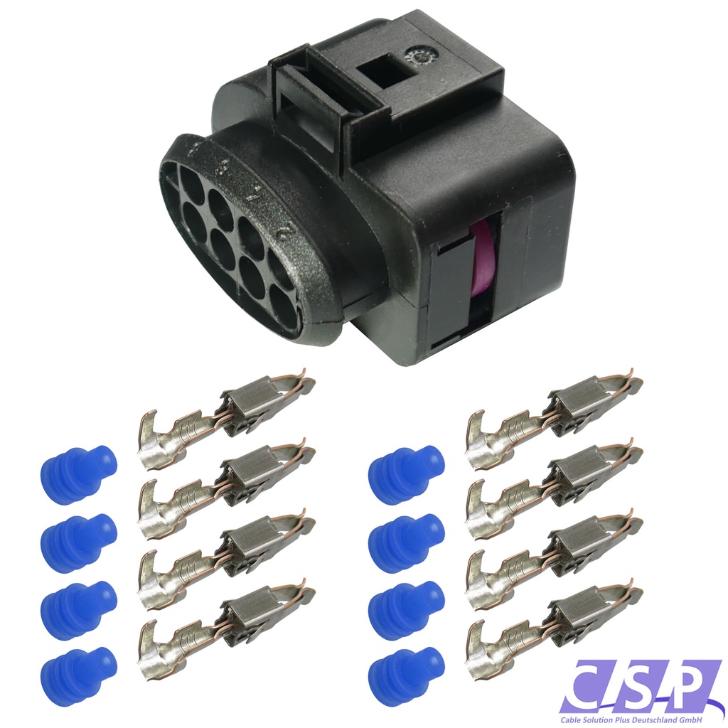 [33-1679] Stecker passt zu VW 8D0973734 Reparatursatz 8-pol. 0,50-1,00² Hauptscheinwerfer