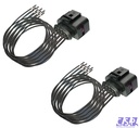 2x Stecker passt zu VW 8D0973734 Reparatursatz 8-pol. Kabelsatz Hauptscheinwerfer