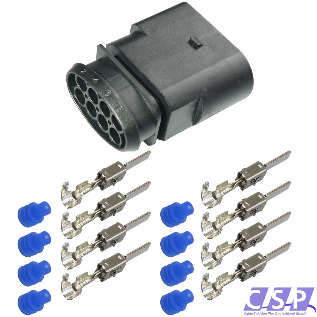 [33-1681] Stecker passt zu VW 8D0973834 Reparatursatz Stift 8-pol. 0,50-1,00² 8D0 973 834