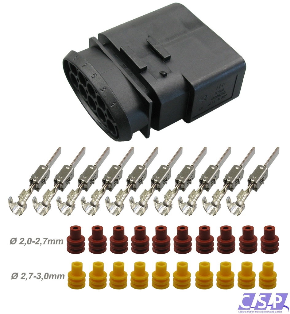 [33-1693] Stecker passt zu VW 1J0973835 Multi Reparatursatz 10-pol. 1,00-2,50²  1J0 973 835