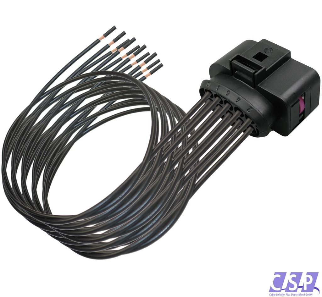 [33-1695] Stecker passt zu VW 1J0973735 Reparatursatz 10-pol. Kabelsatz z.B. Scheinwerfer