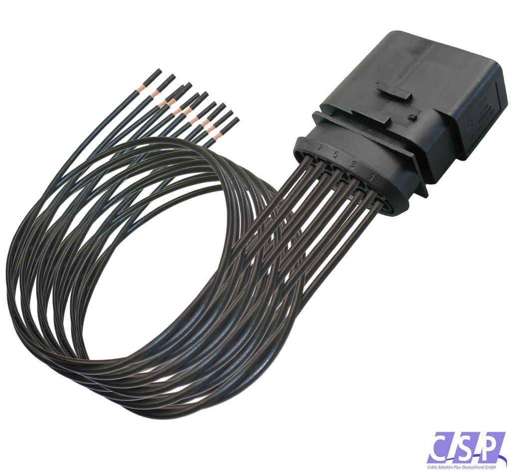 [33-1696] Stecker passt zu VW 1J0973835 Reparatursatz 10-pol. Kabelsatz z.B. Magnetventil