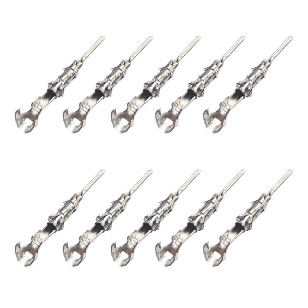 [33-1726] 10x Kontakt f. Rundstecker Stift 0,50mm²-1,00mm² DIN 72585 Stecker System 1.50mm