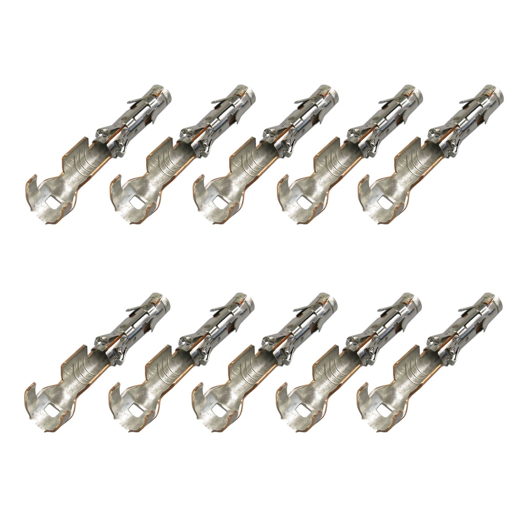 [33-1729] 10x Kontakt f. Rundstecker Buchse 1,00²-2,50mm² DIN 72585 Stecker System 1.50mm