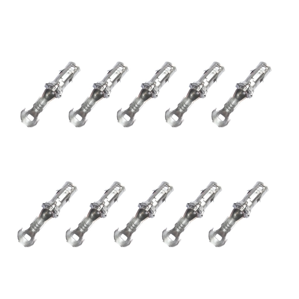 [33-1737] 10x Kontakt f. Rundstecker Buchse 0,50²-1,00mm² DIN 72585 Stecker System 2.50mm