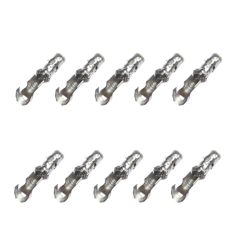 [33-1741] 10x Kontakt f. Rundstecker Buchse 1,00²-2,50mm² DIN 72585 Stecker System 2.50mm