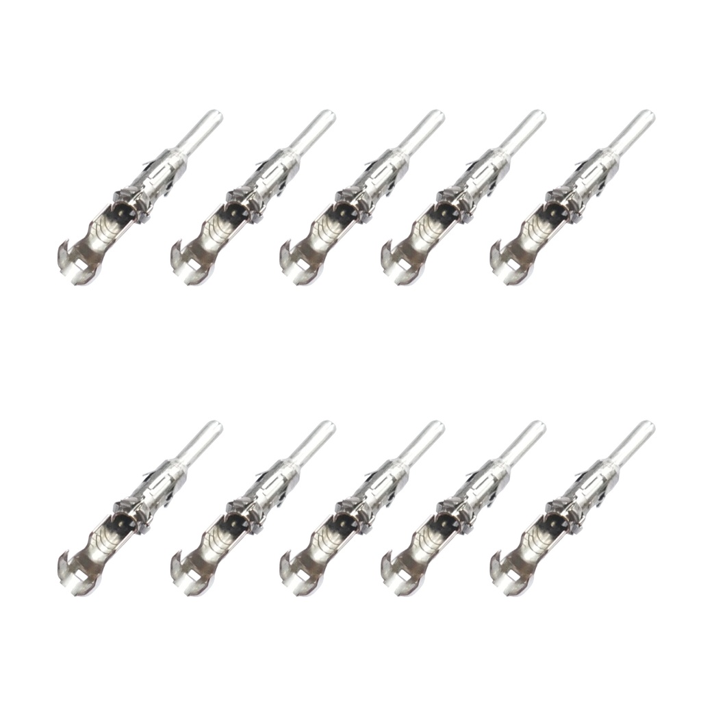 [33-1742] 10x Kontakt f. Rundstecker Stift 1,00mm²-2,50mm² DIN 72585 Stecker System 2.50mm