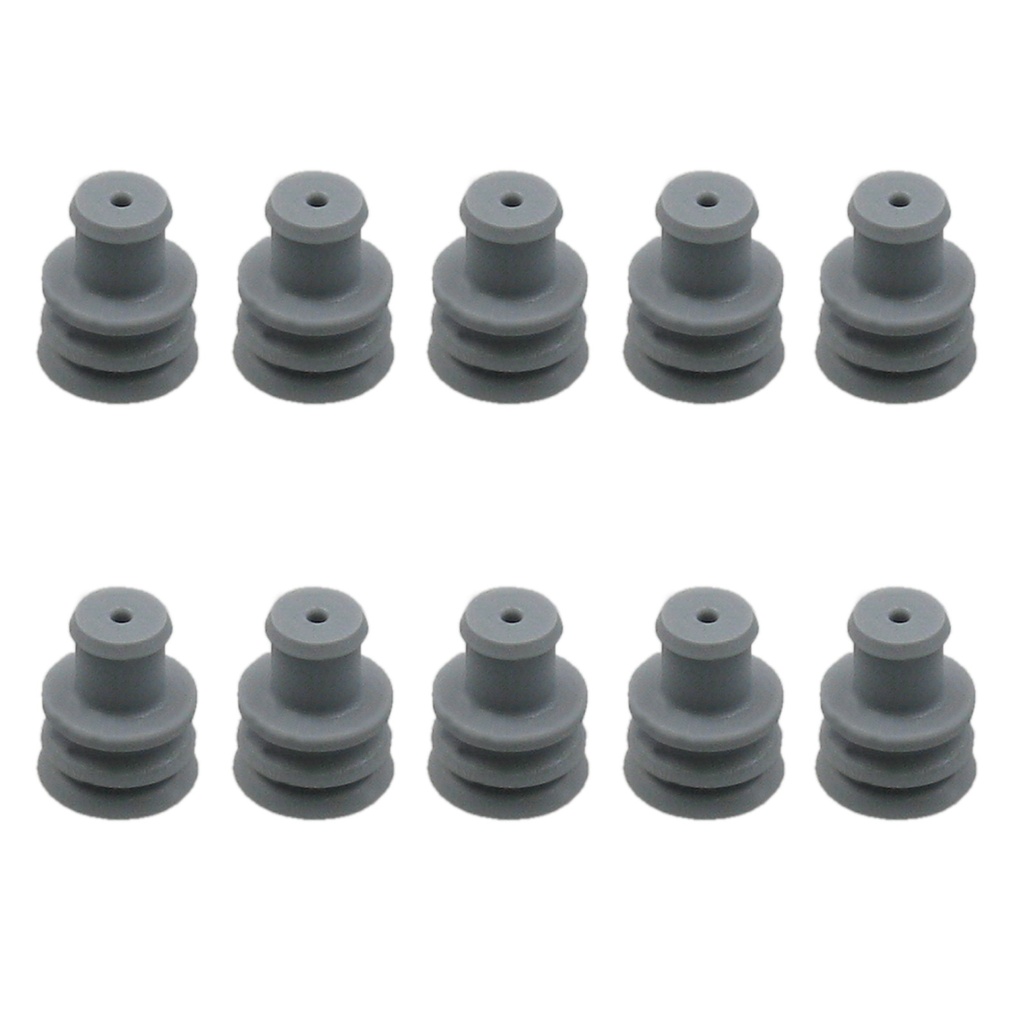 [33-1745] 10x Seal / Dichtung f. Rundstecker Leitung Ø 1,20-2,10mm DIN 72585 Stecker System 2.50mm