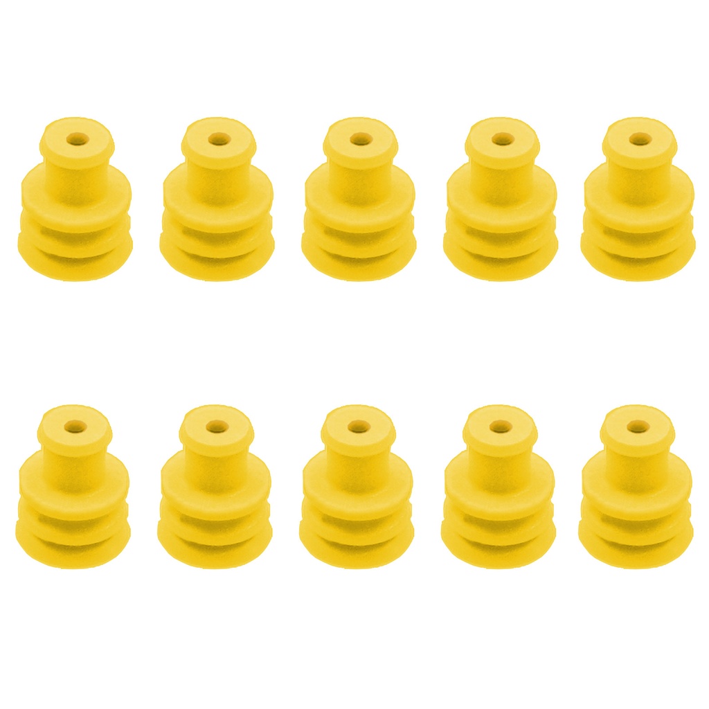 [33-1746] 10x Seal / Dichtung f. Rundstecker Leitung Ø 2,10-3,00mm DIN 72585 Stecker System 2.50mm