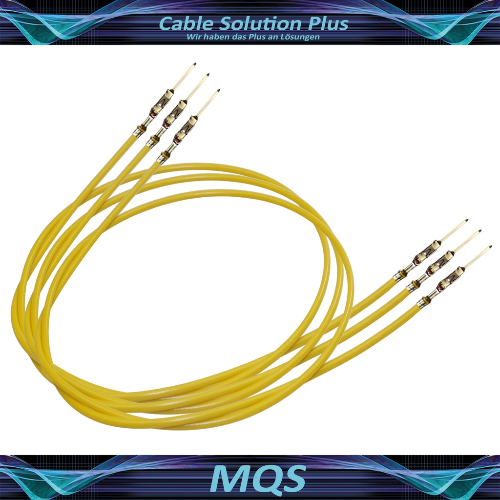 [33-1771-X3] 3x Reparaturleitung MQS wie VW AUDI 000979012E FLRY 0,50mm² Reparaturkabel Pin 