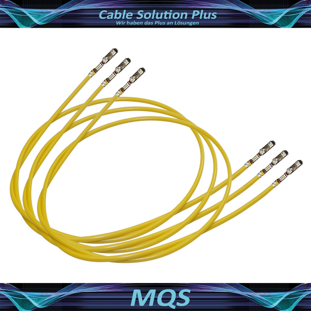 [33-1772-X3] 3x Reparaturleitung MQS wie VW AUDI 000979164E FLRY 0,75mm² Reparaturkabel Pin 