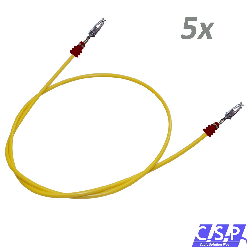 [33-1798-X5] 5x Reparaturleitung SPT Buchse wie VW 000979227E Seal FLRY 2,50mm² Reparaturkabel