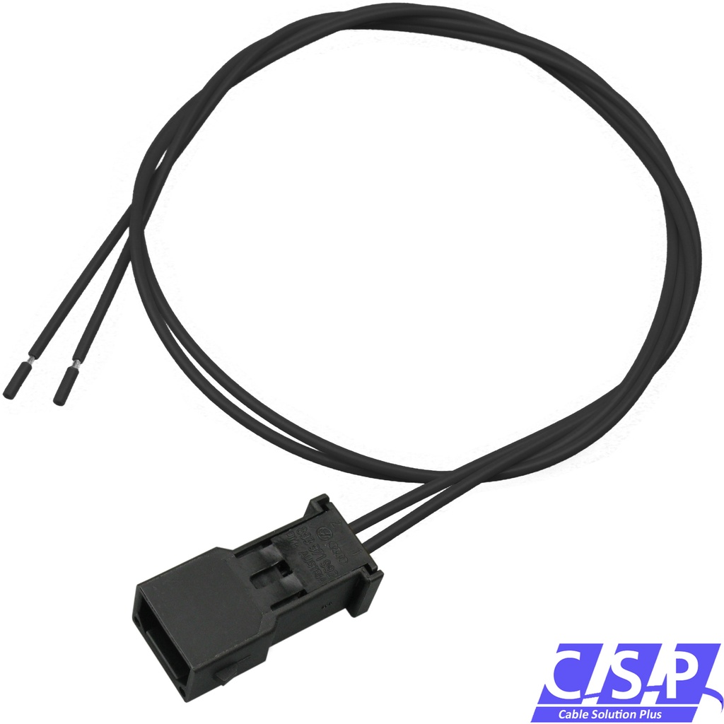 [33-1857] Reparatursatz Kabelsatz 2-polig wie VW AUDI 893971992 893 971 992 schwarz Stift