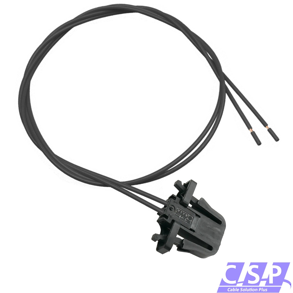 [33-1861] Reparatursatz Kabelsatz 2-polig wie VW AUDI 3B0972702 3B0 972 702 Stecker Buchse