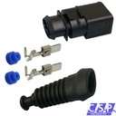 Reparatursatz 2-polig Stecker wie VW 1J0973852 Tülle 2,5²-4,0² z.B. Kühlerlüfter