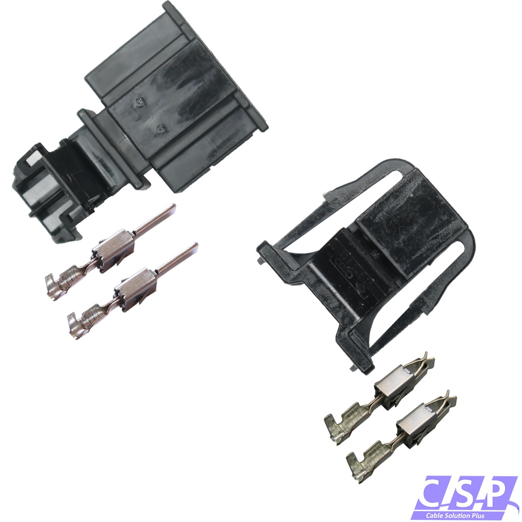 [33-1872] Reparaturset 2-polig Stecker wie VW AUDI 1J0972923 1J0972712 Steckverbinder