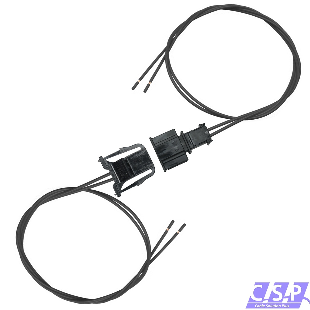 [33-1873] Reparaturset Kabelsatz 2-polig wie VW 1J0972712   1J0972923 Stecker Stift Buchse