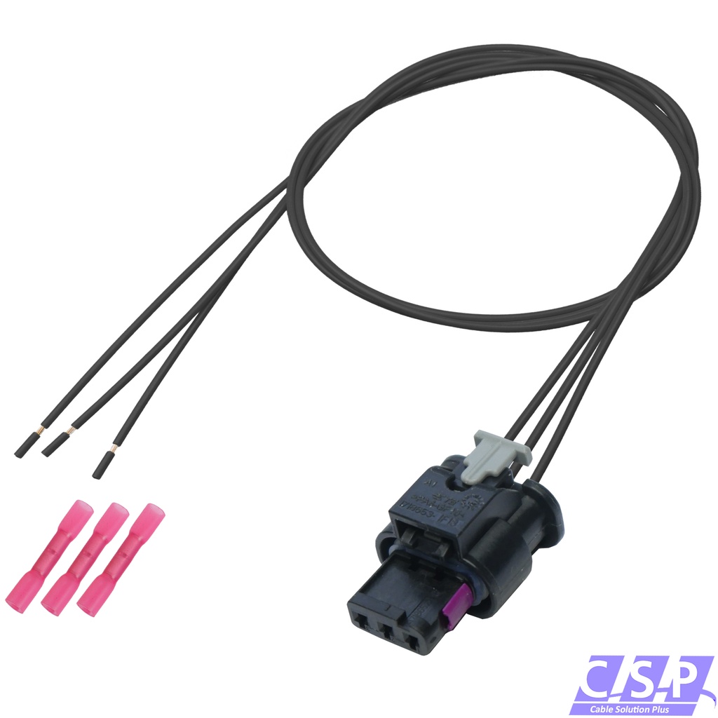 [33-1879] Reparatursatz Kabelsatz 3-polig Stecker wie VW 4F0973703 / 4F0 973 703 PDC