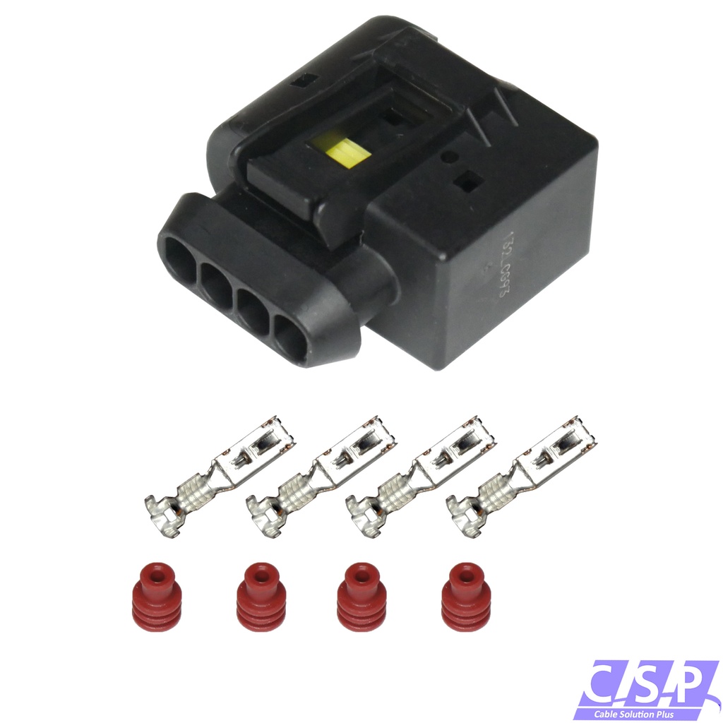 [33-1881] Reparatursatz 4-polig Stecker wie VW 3C0973714 AGR Ventil, Drosselklappe, Geber